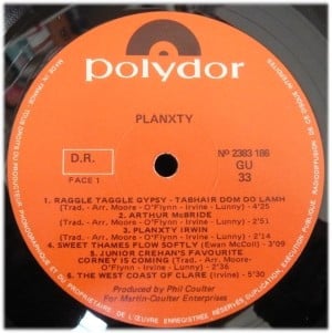 Planxty : Planxty (LP, Album)