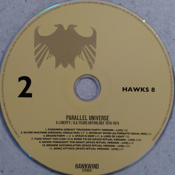 Hawkwind : Parallel Universe: A Liberty / U.A. Years Anthology 1970-1974 (3xCD, Comp, Mono, RM + Box)