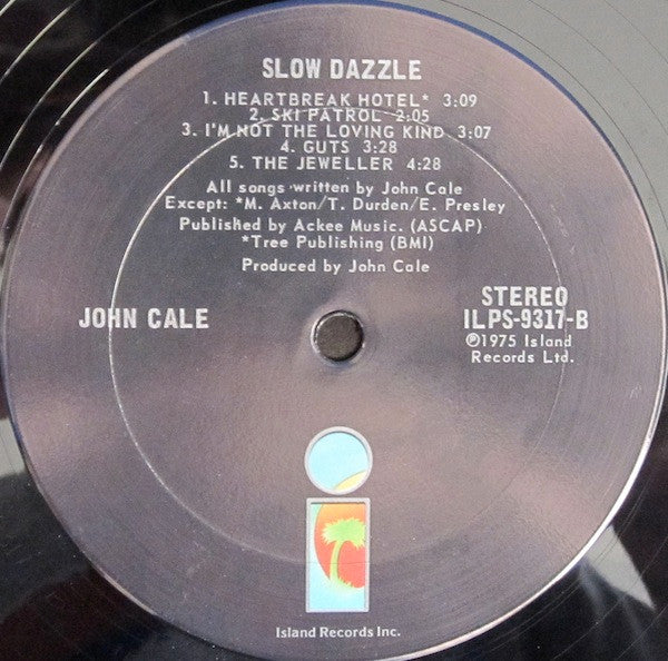 John Cale : Slow Dazzle (LP, Album, San)