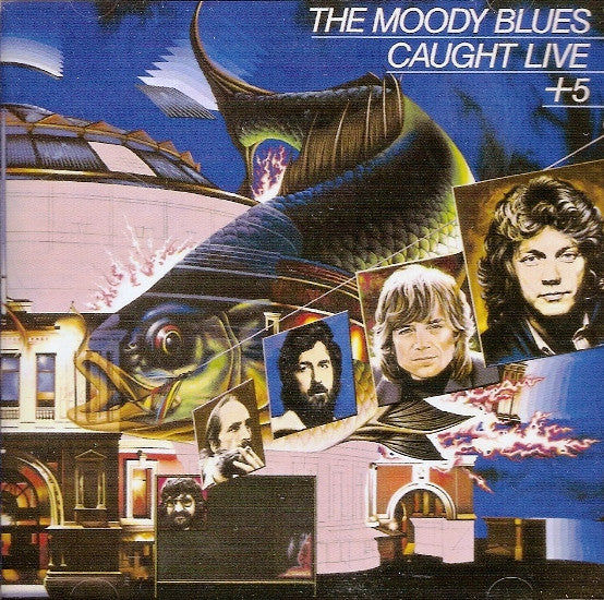 The Moody Blues : Caught Live + 5 (CD, Album, RE, RM)