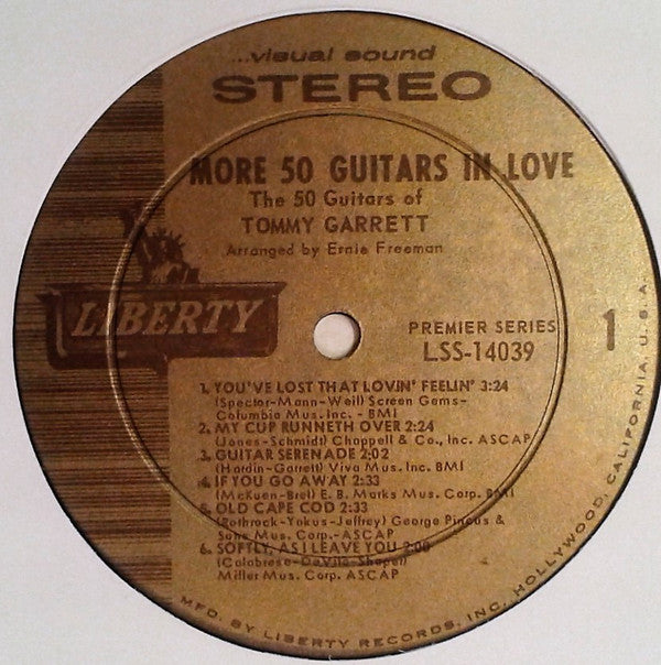 The 50 Guitars Of Tommy Garrett : More 50 Guitars In Love (LP, Album, Gat)