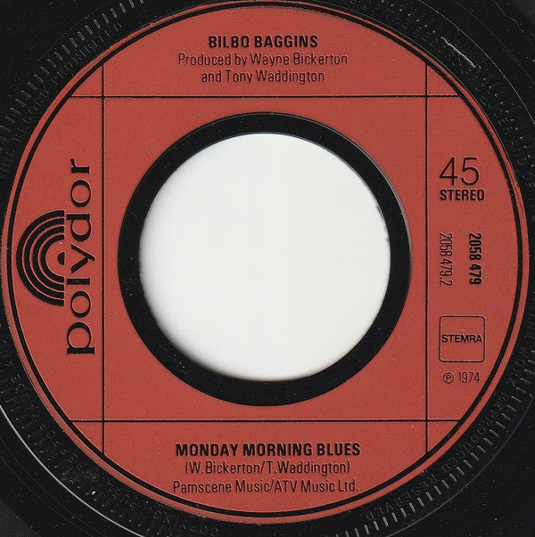 Bilbo Baggins (2) : Saturday Night (7", Single)