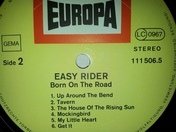 Various : Born On The Road: Easy Rider (LP, Comp, RE)