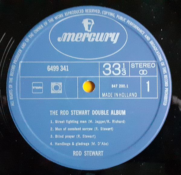 Rod Stewart : The Rod Stewart Double Album: An Old Raincoat & Gasoline Alley (2xLP, Comp)