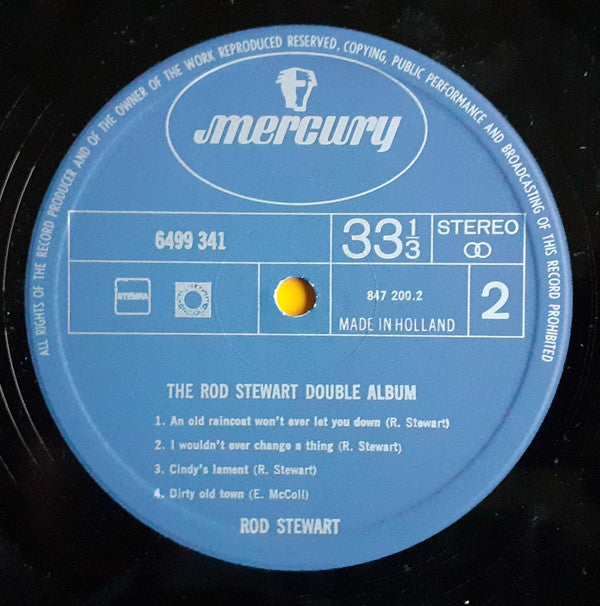 Rod Stewart : The Rod Stewart Double Album: An Old Raincoat & Gasoline Alley (2xLP, Comp)