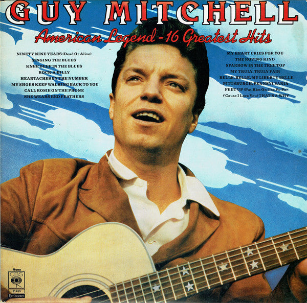 Guy Mitchell : American Legend - 16 Greatest Hits (LP, Comp, Mono)