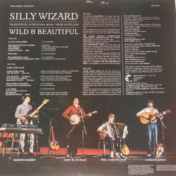 Silly Wizard : Wild & Beautiful (LP, Album)