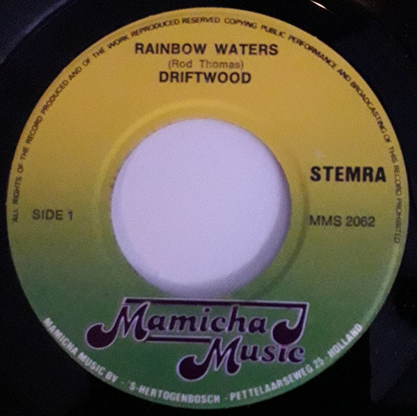 Driftwood (9) : Rainbow Waters (7", Single)