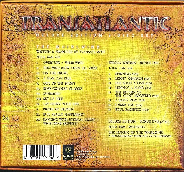 TransAtlantic (2) : The Whirlwind (Box, Dlx + 2xCD, Album, S/Edition, Dig + DVD-V, J-)