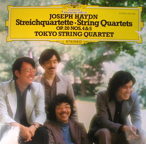 Joseph Haydn - Tokyo String Quartet : Streichquartette = String Quartets Op. 20 Nos. 4 & 5 (LP, Album)