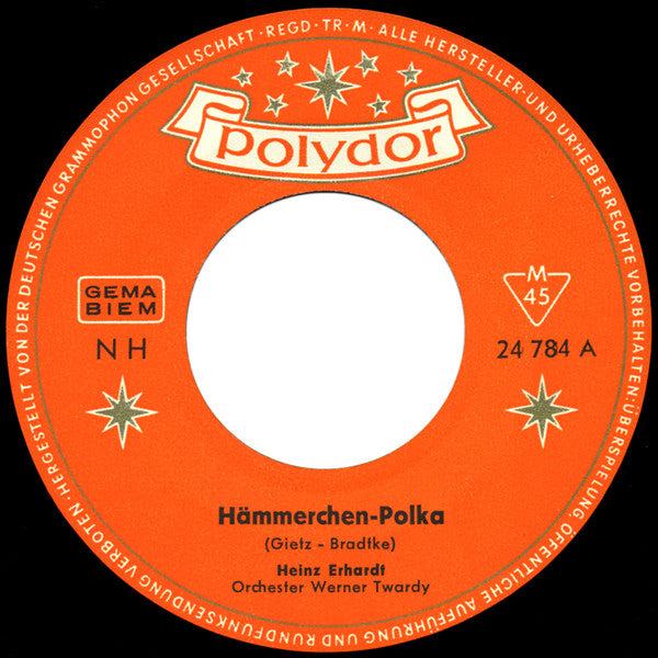 Heinz Erhardt : Hämmerchen-Polka / Striptease-Susi (7", Single, Mono)