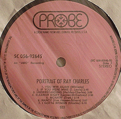 Ray Charles : Portrait Of Ray Charles (LP, Comp)