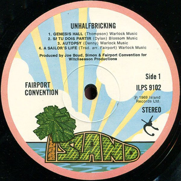 Fairport Convention : Unhalfbricking (LP, Album, RP)