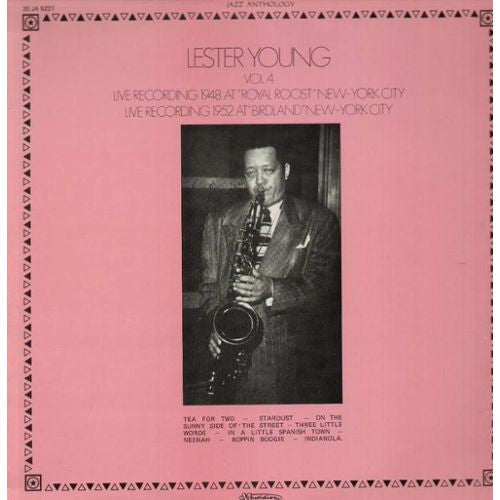 Lester Young : Vol.4 - Live Recordings In New York City (LP, Comp)