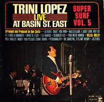Trini Lopez : Live At Basin St. East (LP, Album, Mono)