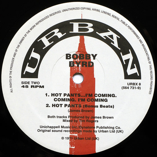 Bobby Byrd : I Know You Got Soul (12")