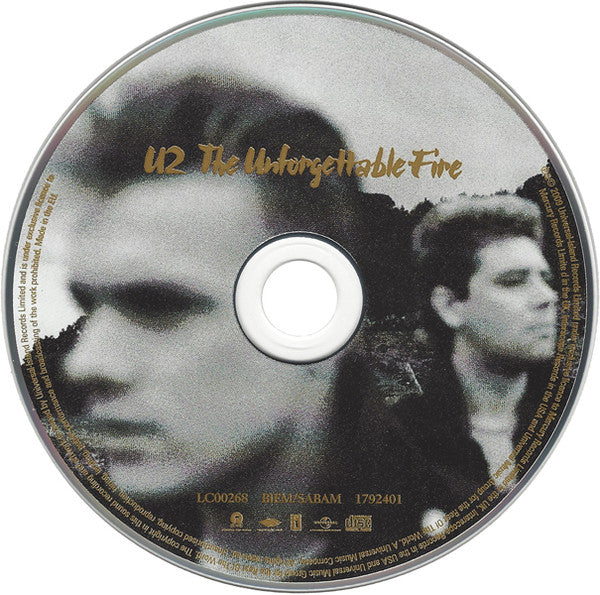 U2 : The Unforgettable Fire (CD, Album, RM)
