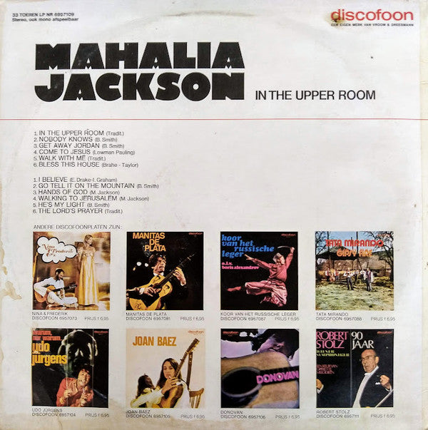 Mahalia Jackson : In The Upper Room (LP, Comp)