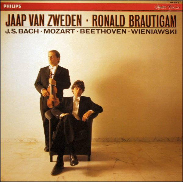 Jaap Van Zweden · Ronald Brautigam, J.S. Bach* / Mozart* / Beethoven* / Wieniawski* : Jaap Van Zweden ▪ Ronald Brautigam  J.S. Bach / Mozart / Beethoven / Wieniawski (LP, Album)