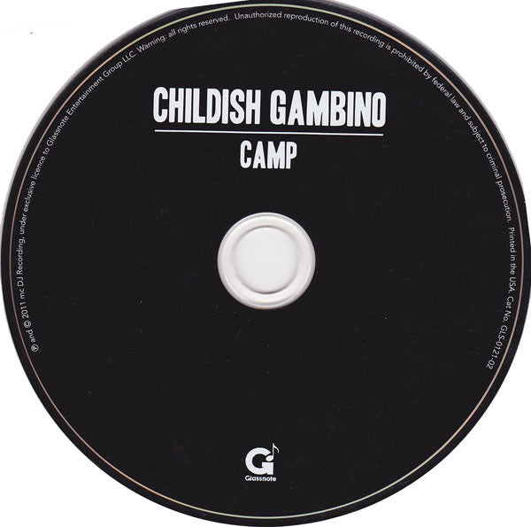 Childish Gambino : Camp (CD, Album, Dig)