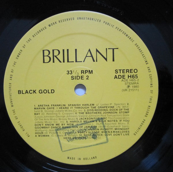 Various : Black Gold (The Greatest Hits Of Black Music) (LP, Comp)