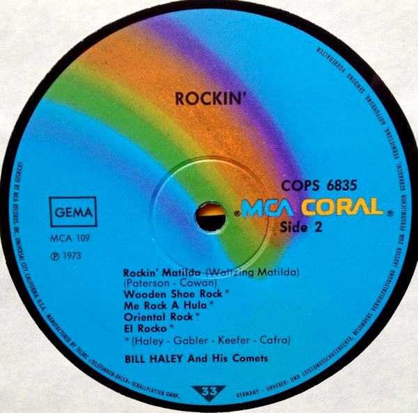 Bill Haley And His Comets : Rockin' (LP, Album)