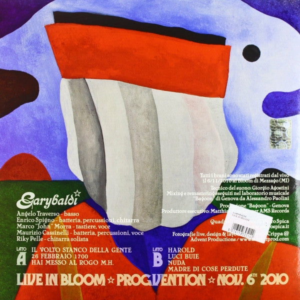 Garybaldi : Live In Bloom (LP, Album, Bla)