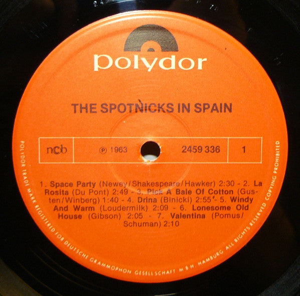 The Spotnicks : The Spotnicks In Spain (Bailemos Con Los Spotnicks) (LP, Album, RE)