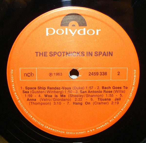 The Spotnicks : The Spotnicks In Spain (Bailemos Con Los Spotnicks) (LP, Album, RE)