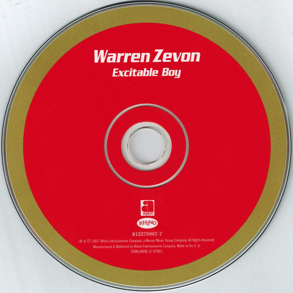 Warren Zevon : Excitable Boy (CD, Album, RE)