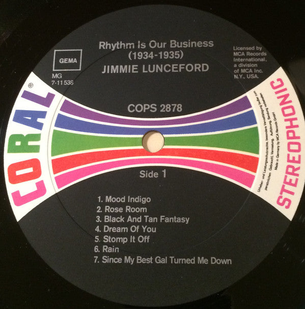 Jimmie Lunceford : Rhythm Is Our Business (LP, Comp)