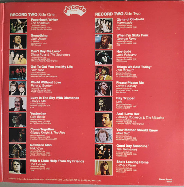 Various : Superstars Tribute To The Beatles (2xLP, Comp)