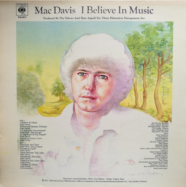 Mac Davis : I Believe In Music (LP, Album)