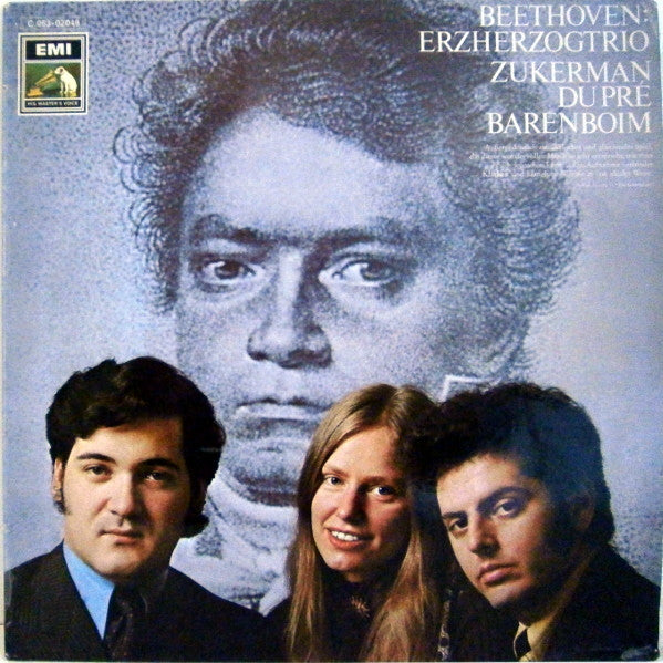Ludwig van Beethoven - Daniel Barenboim, Pinchas Zukerman, Jacqueline Du Pré : Erzherzogtrio (LP)