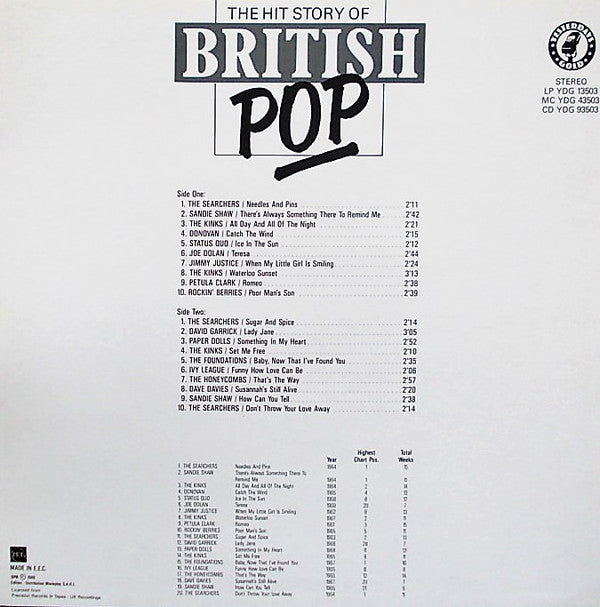 Various : The Hit Story Of British Pop Vol.3 (LP, Comp)