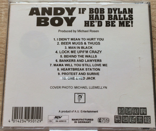 Andy Andersen - If Bob Dylan Had Balls He'd Be Me! (CD Tweedehands) - Discords.nl