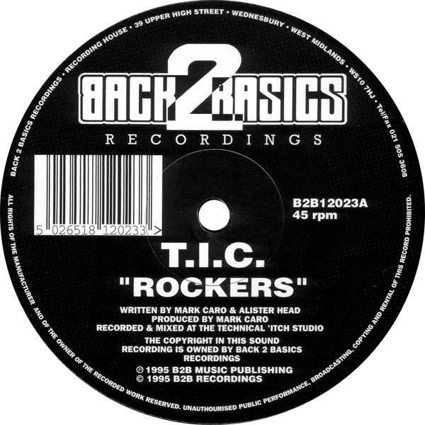 T.I.C. : Rockers / Too Fast (12")