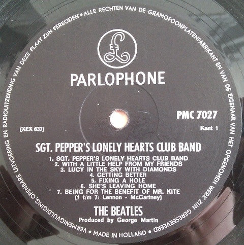 The Beatles : Sgt. Pepper's Lonely Hearts Club Band (LP, Album, Mono, Gat)