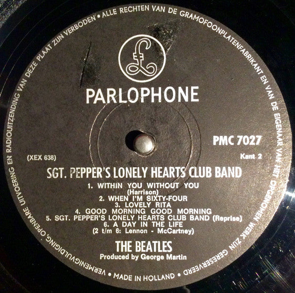 The Beatles : Sgt. Pepper's Lonely Hearts Club Band (LP, Album, Mono, Gat)