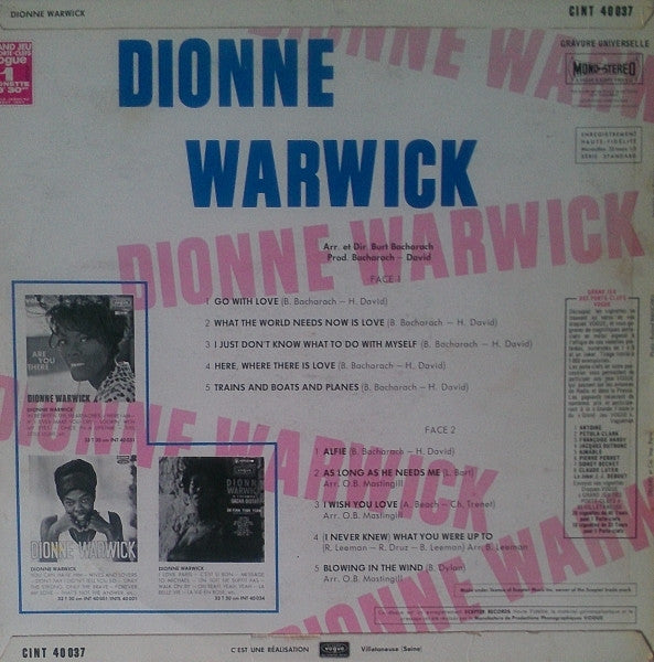 Dionne Warwick : Dionne Warwick (LP, Album)