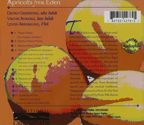 Djivan Gasparyan : Apricots From Eden (CD, Album)
