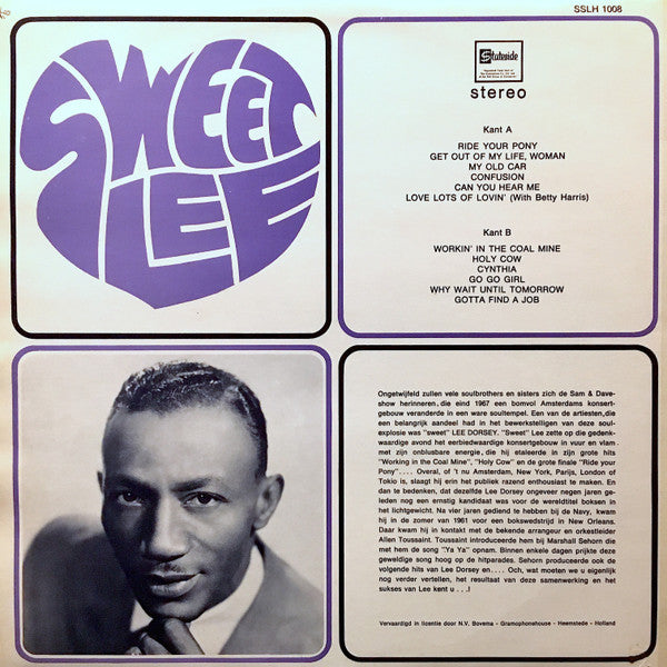 Lee Dorsey : Sweet Lee (LP, Comp)