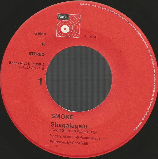 Smoke* : Shagalagalu (7", Single)