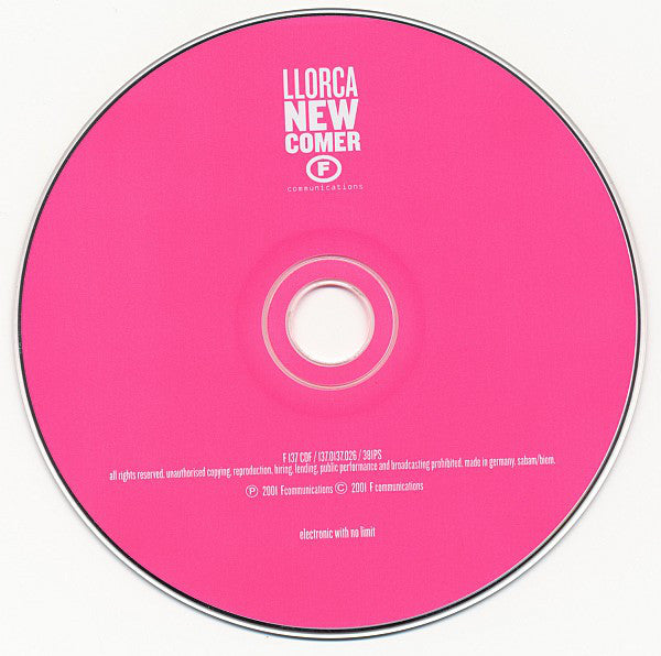 Llorca : New Comer (CD, Album)