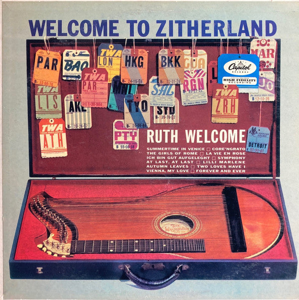 Ruth Welcome : Welcome To Zitherland (LP, Album, Mono)
