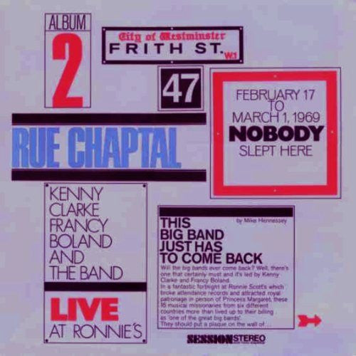 Kenny Clarke Francy Boland And The Band* : Live At Ronnie's ; Album 2 ; Rue Chaptal (LP, Album, Gat)