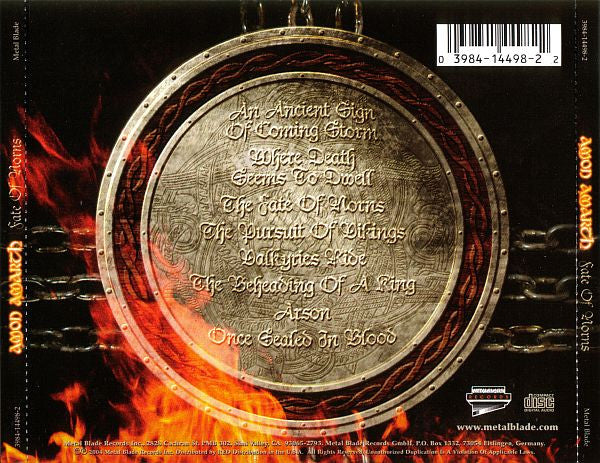 Amon Amarth : Fate Of Norns (CD, Album)