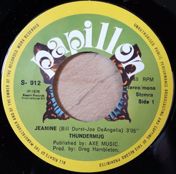 Thundermug : Jeanine (7", Single)