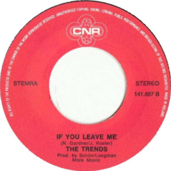 The Trends (4) : In My Dreams (7", Single)