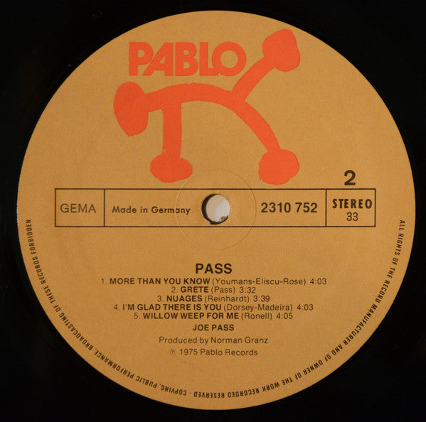 Joe Pass : At The Montreux Jazz Festival 1975 (LP, Album)